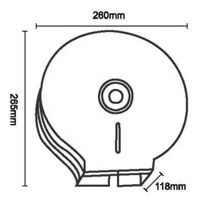 Stainless Steel Jumbo Toilet Paper Roll Dispenser