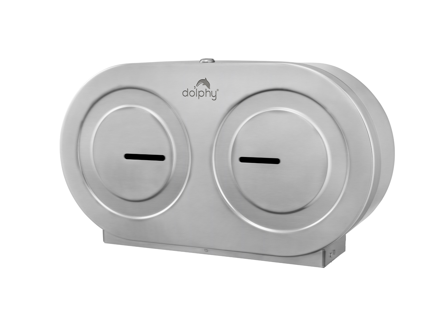 S/S Double Jumbo Toilet Roll Dispenser