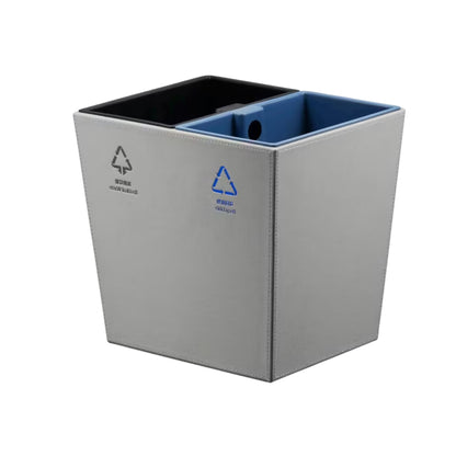 7L+7L Indoor Trash Can-Brown