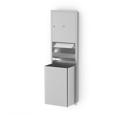 2-in-1 Recessed Washroom Panel