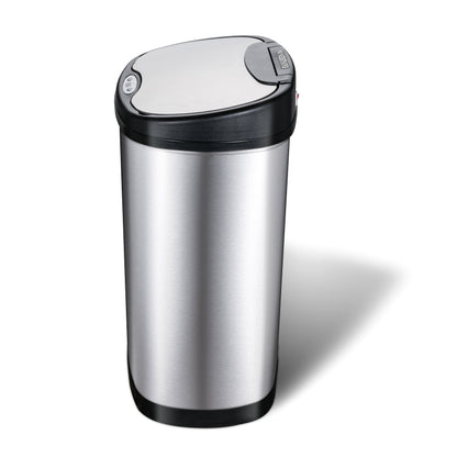 42L Automatic High Tech Stainless Steel Trash Bins