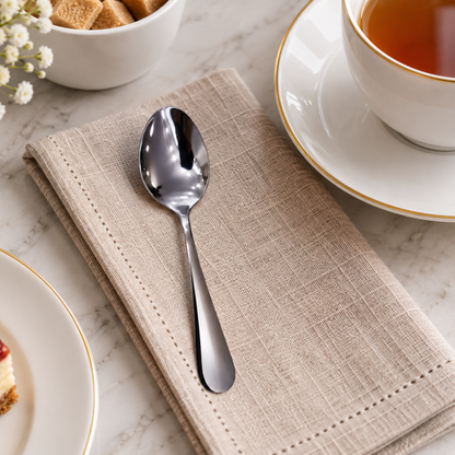 Dolphy Augusta Stainless Steel Moca Spoon 120mm – 18/0 Grade (Pack of 12)
