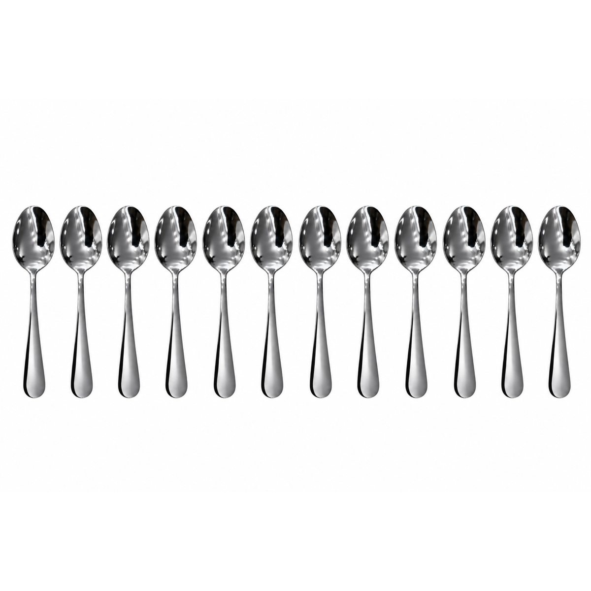Dolphy Augusta Stainless Steel Tea Spoon 144mm – 18/0 Grade (Pack of 12)