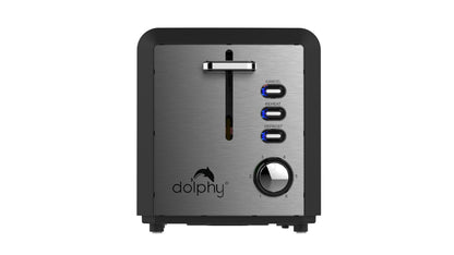 Dolphy Stainless Steel 2 Slice Electric Toaster