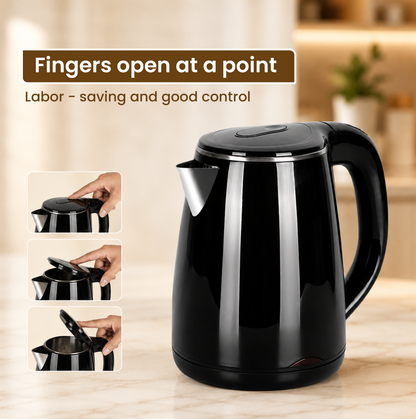 1.2L Black 1800W Electric Kettle For Hot Water