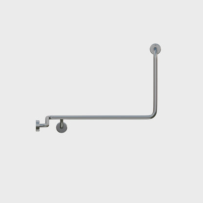 90°Flush Mount Grab Bar 1100x1025x600mm LH