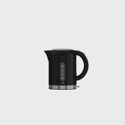 1L Black Electric Kettle High Grade ABS Material