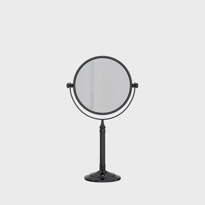 5X & 1X Tabletop Magnifying Mirror - Matte Black