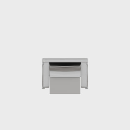 Stainless Steel Toilet Roll Holder With Shelf