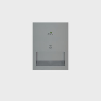 Dolphy Hot or Cold Recessed Stainless Steel Hand Dryer – Silver