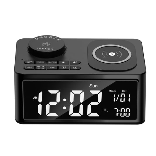 Bluetooth Wireless Charge Clock Radio
