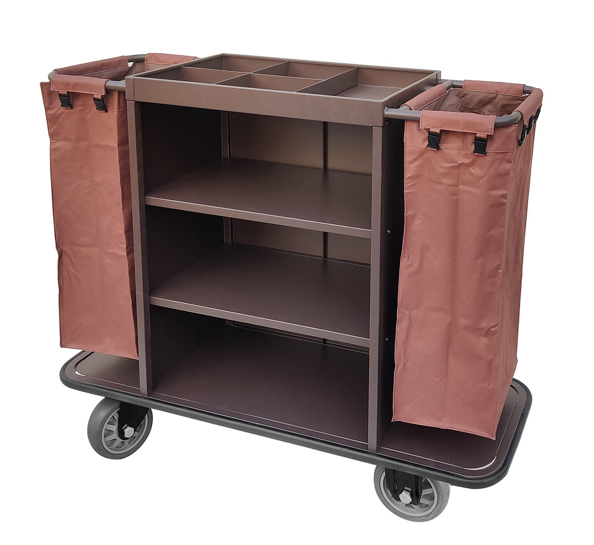 Housekeeping Trolley Cart - Brown