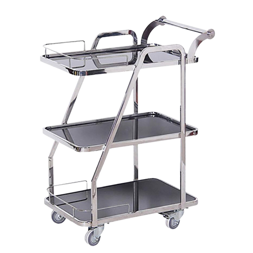 3 Tier Stainless Steel Service Trolley