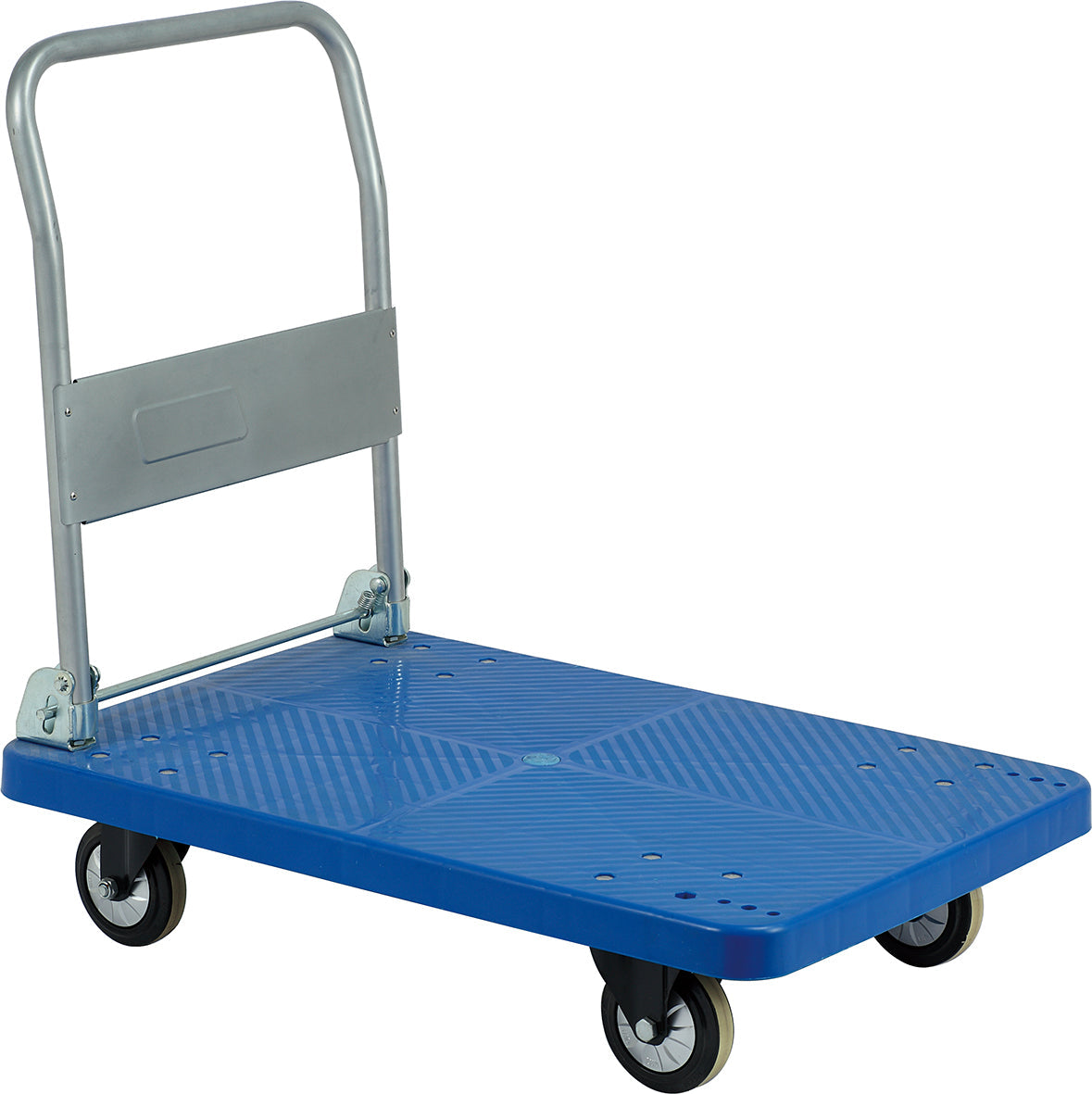 Foldable Warehouse Trolley - Blue