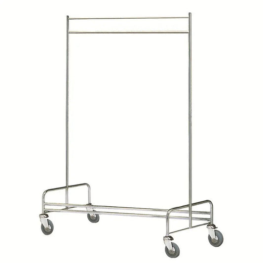 Stainless Steel With Polished Finish Laundry Trolley For Hotel