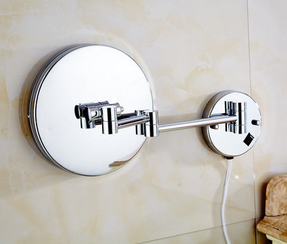 5X LED Magnifying Mirror Wall Mount - One Side