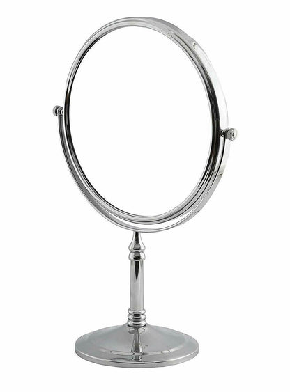 5X & 1X Tabletop Magnifying Mirror - Chrome