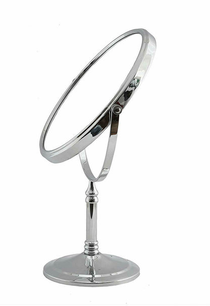 5X & 1X Tabletop Magnifying Mirror - Chrome