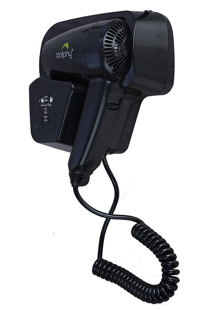 Wall Mount Hair Dryer 1200W- Black