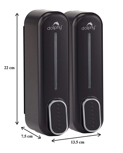 Soap Dispenser 300ML Set of 2 - Black