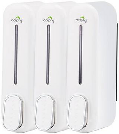 Soap Dispenser 300ML Set of 3 - White