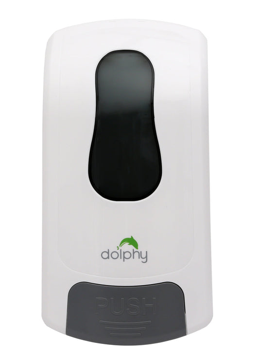 Manual Soap-Sanitiser Dispenser 1000ML - White Spray
