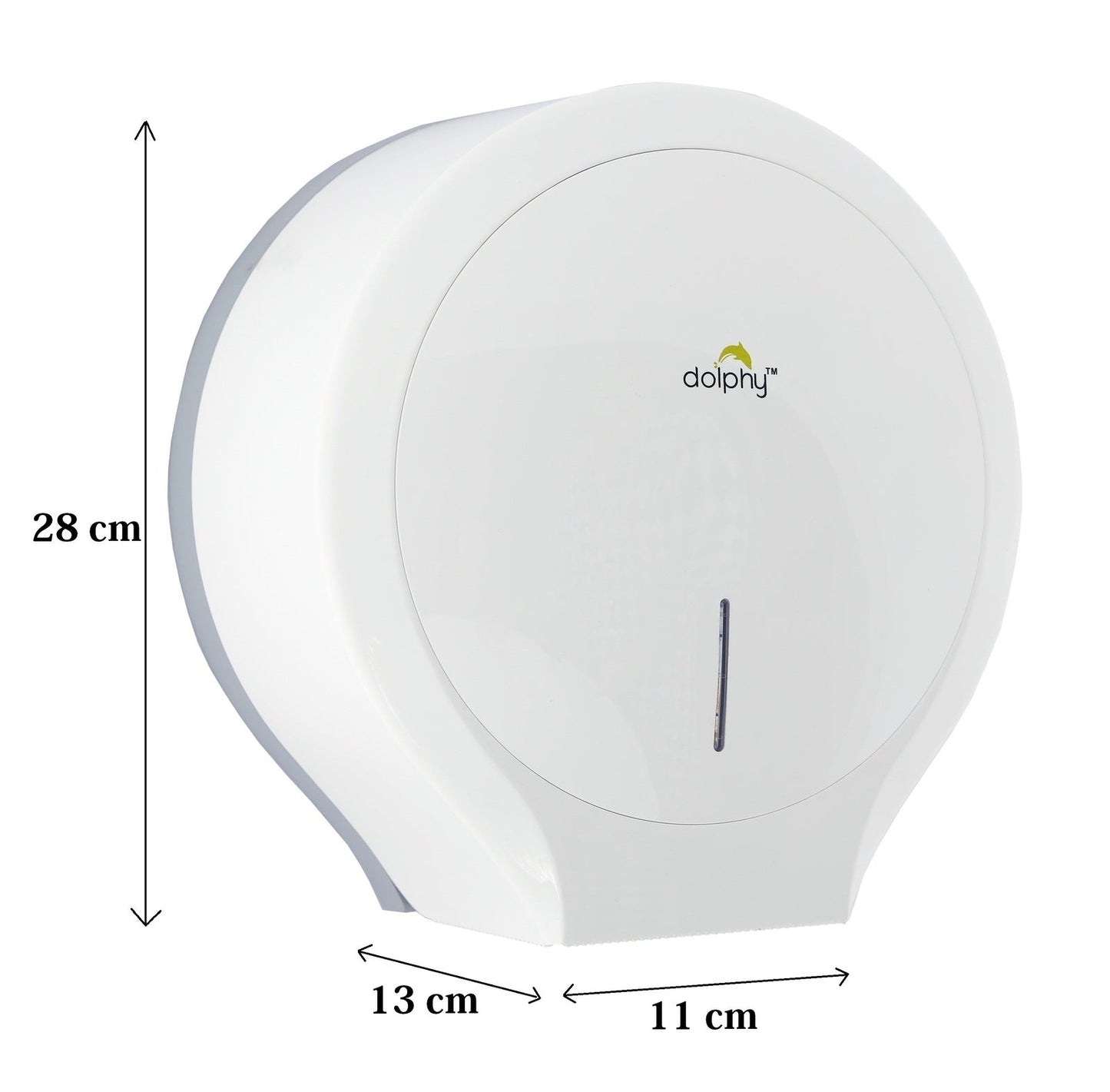 Jumbo Toilet Roll Dispenser - White