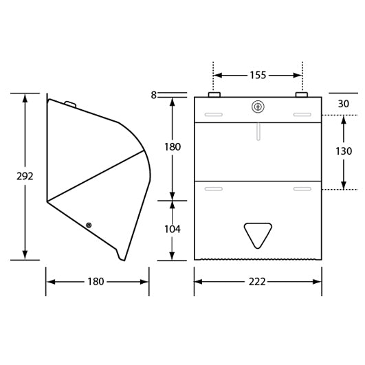 Paper Towel Dispenser - Silver