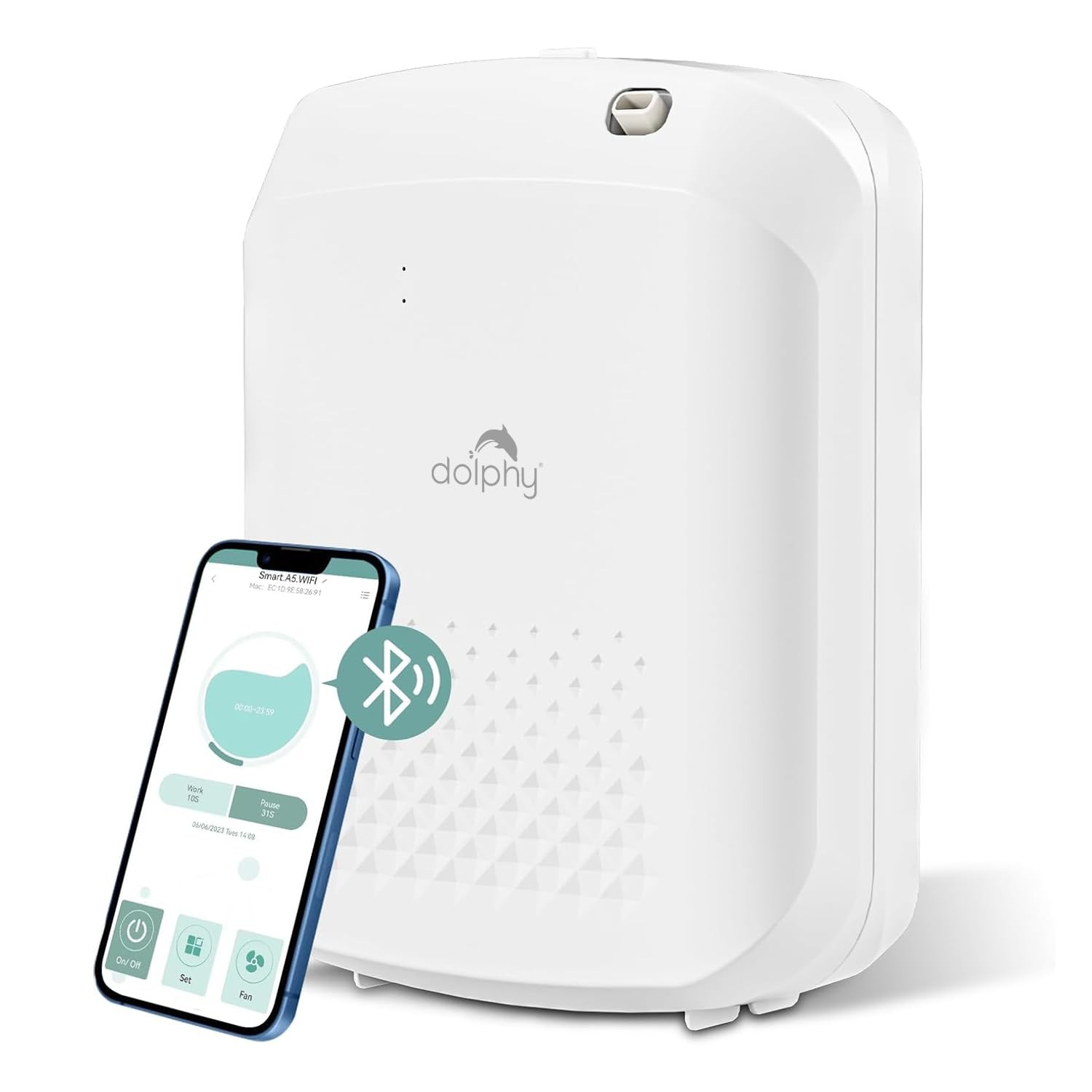 Essential Oil Diffuser 400 mL with Bluetooth – White
